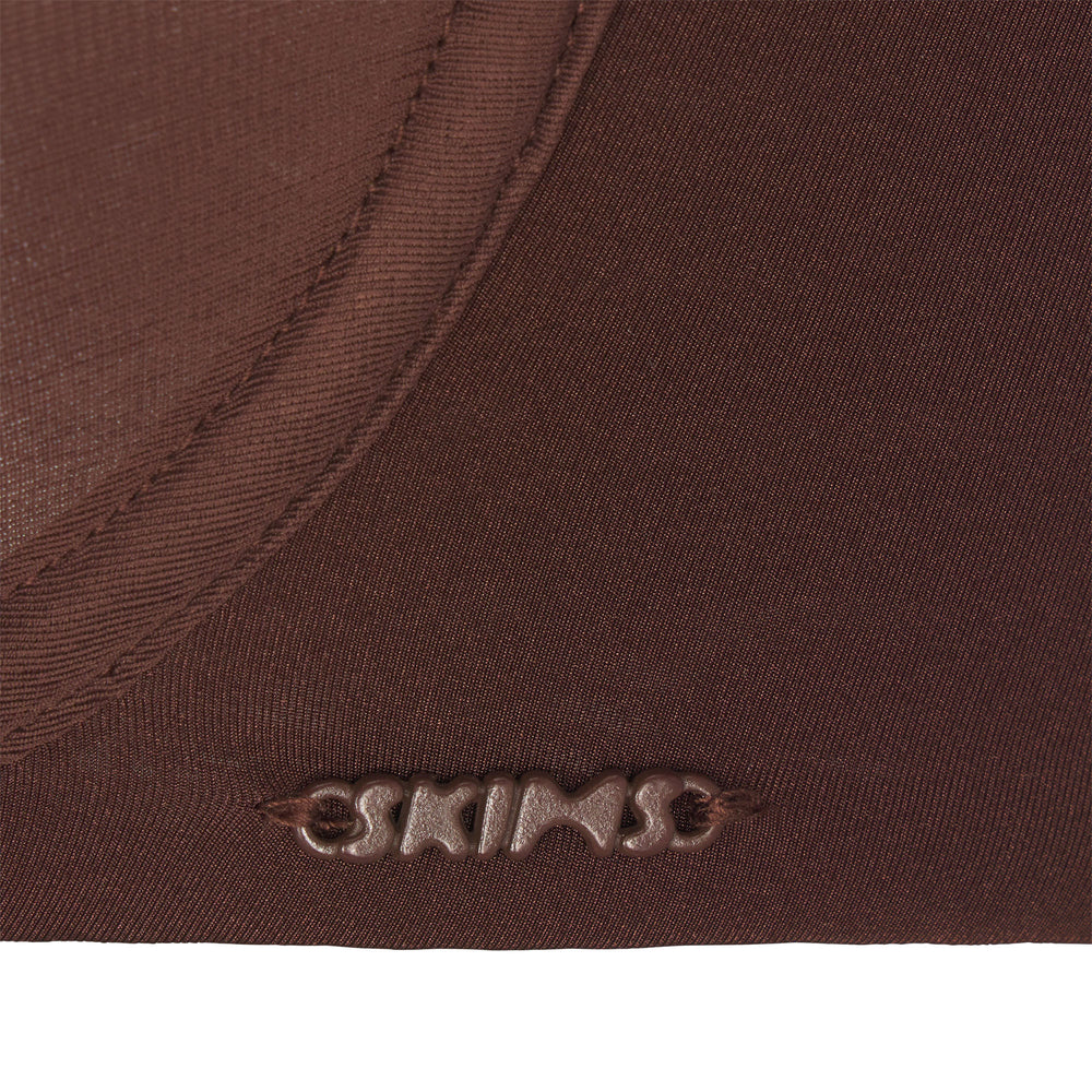 Balconette Bra Skims NO SHOW MOLDED UNLINED Chocolat | 589QZCUNT