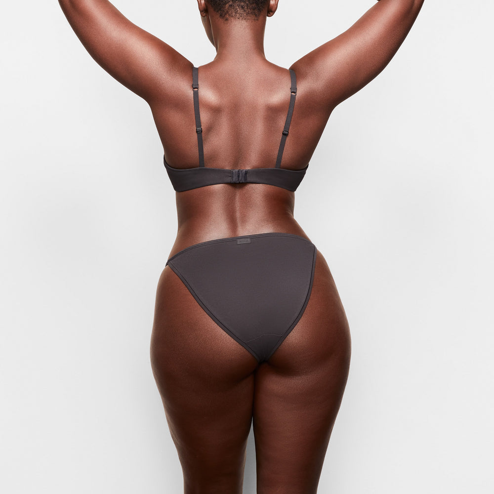 Bikini Skims COTTON JERSEY STRING Noir | 328LCZPOG