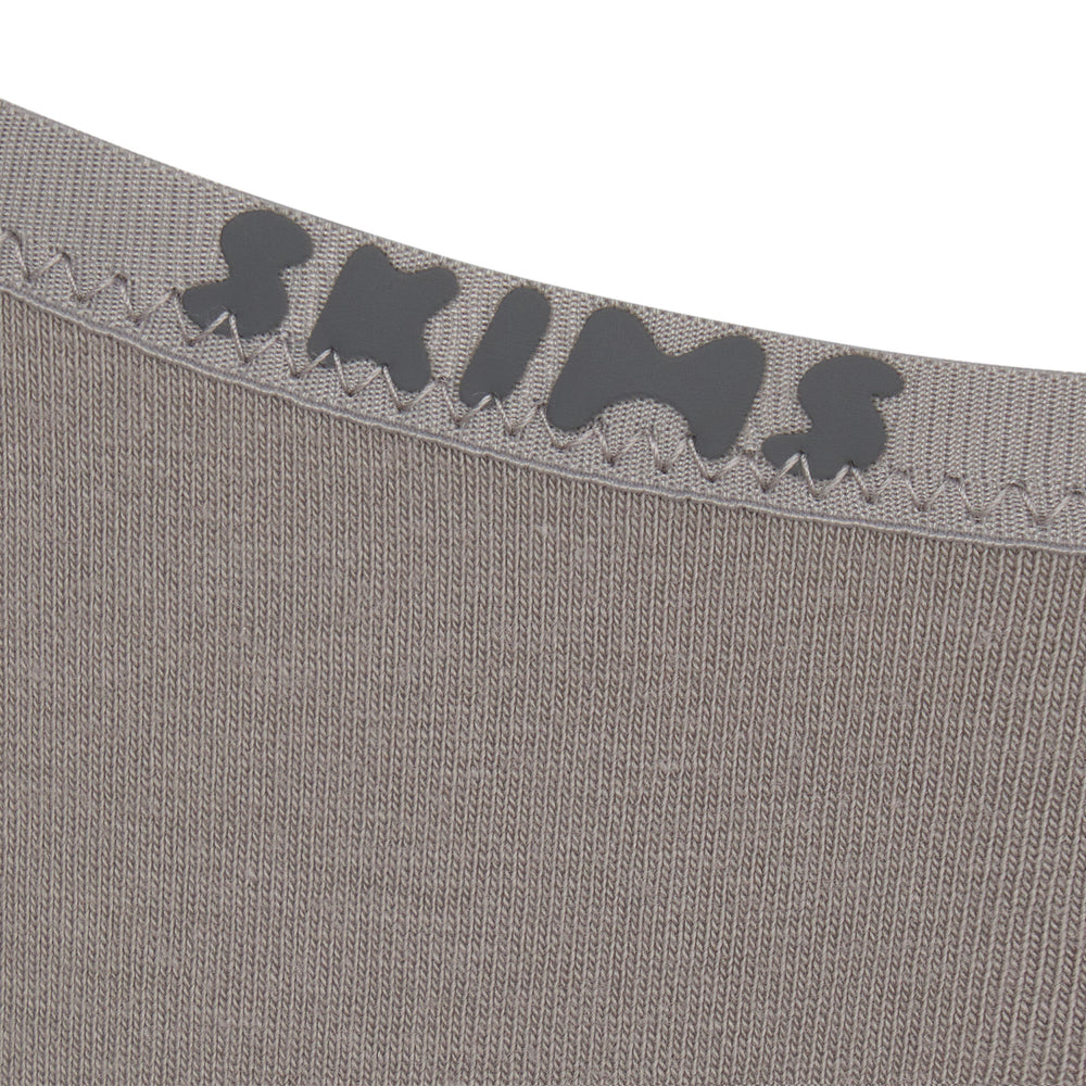 Bikini Skims COTTON LOGO HIGH LEG Grise | 829SBUZCI