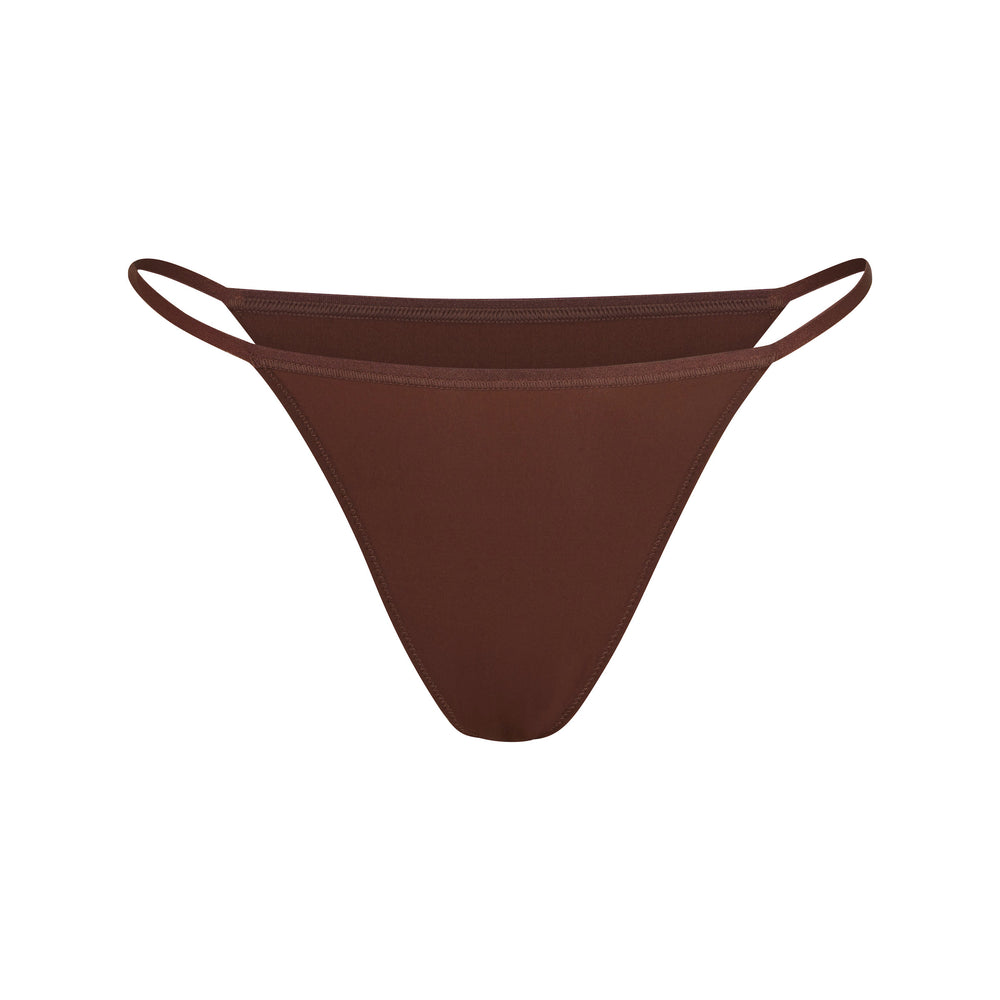 Bikini Skims FITS EVERYBODY CHEEKY STRING Chocolat | 093UGVMAC