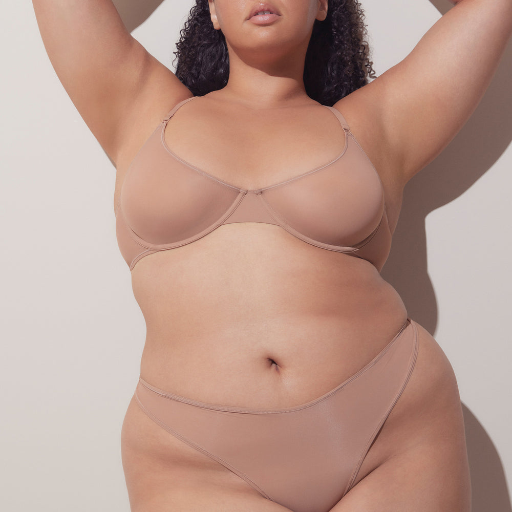 Bikini Skims JELLY SHEER HIGH CUT Noir | 856LIBSNF