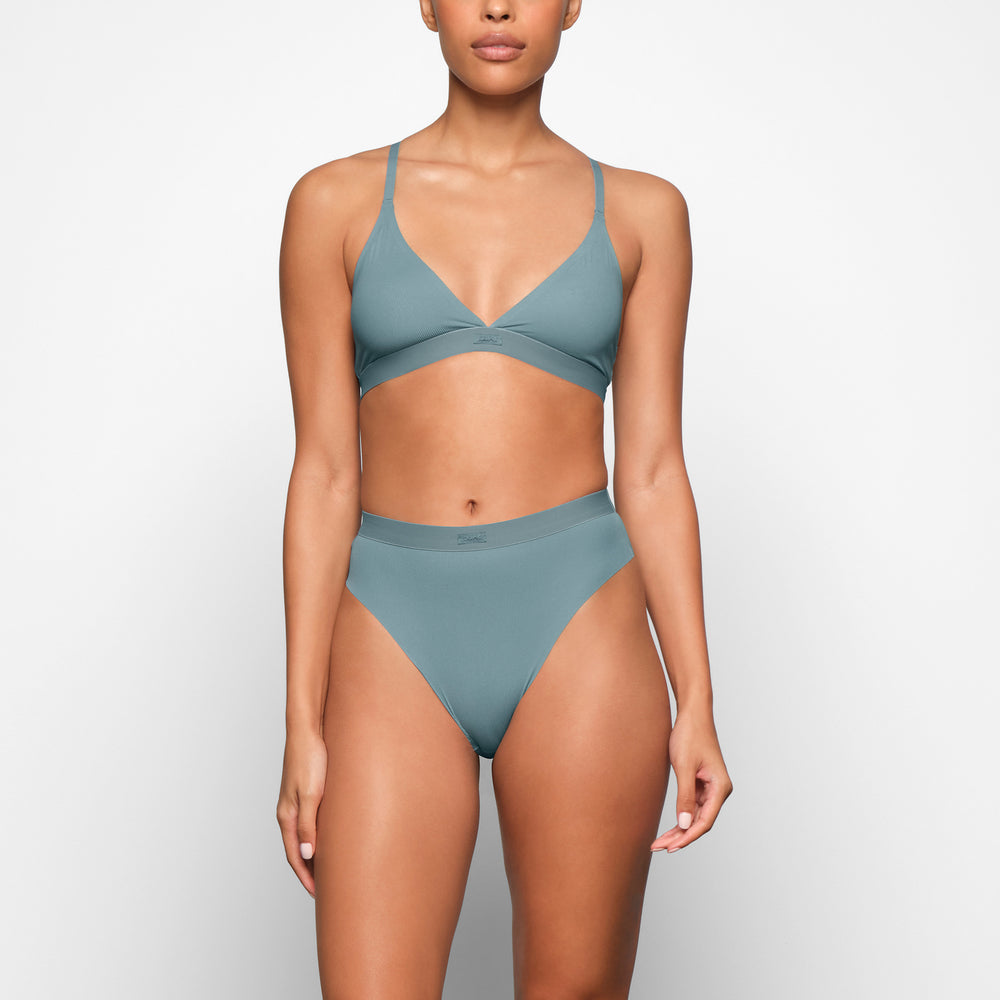 Bikini Skims SMOOTH RIB Bleu | 018FNUQGT