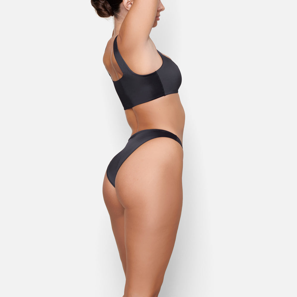 Bikini Skims STRETCH SATIN Noir | 306BDRHQE