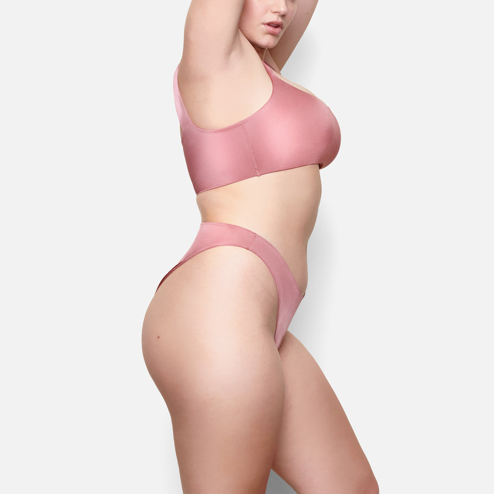 Bikini Skims STRETCH SATIN Rose | 386ILVZCP