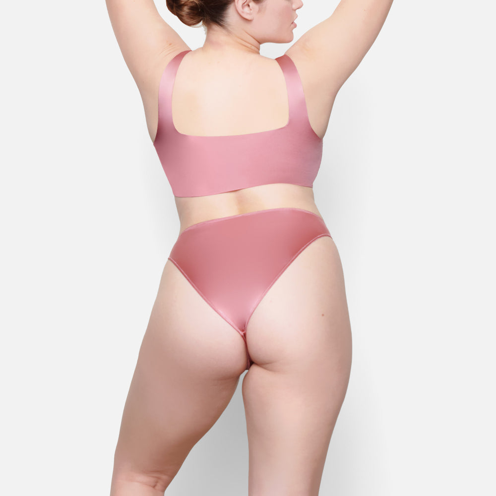 Bikini Skims STRETCH SATIN Rose | 386ILVZCP