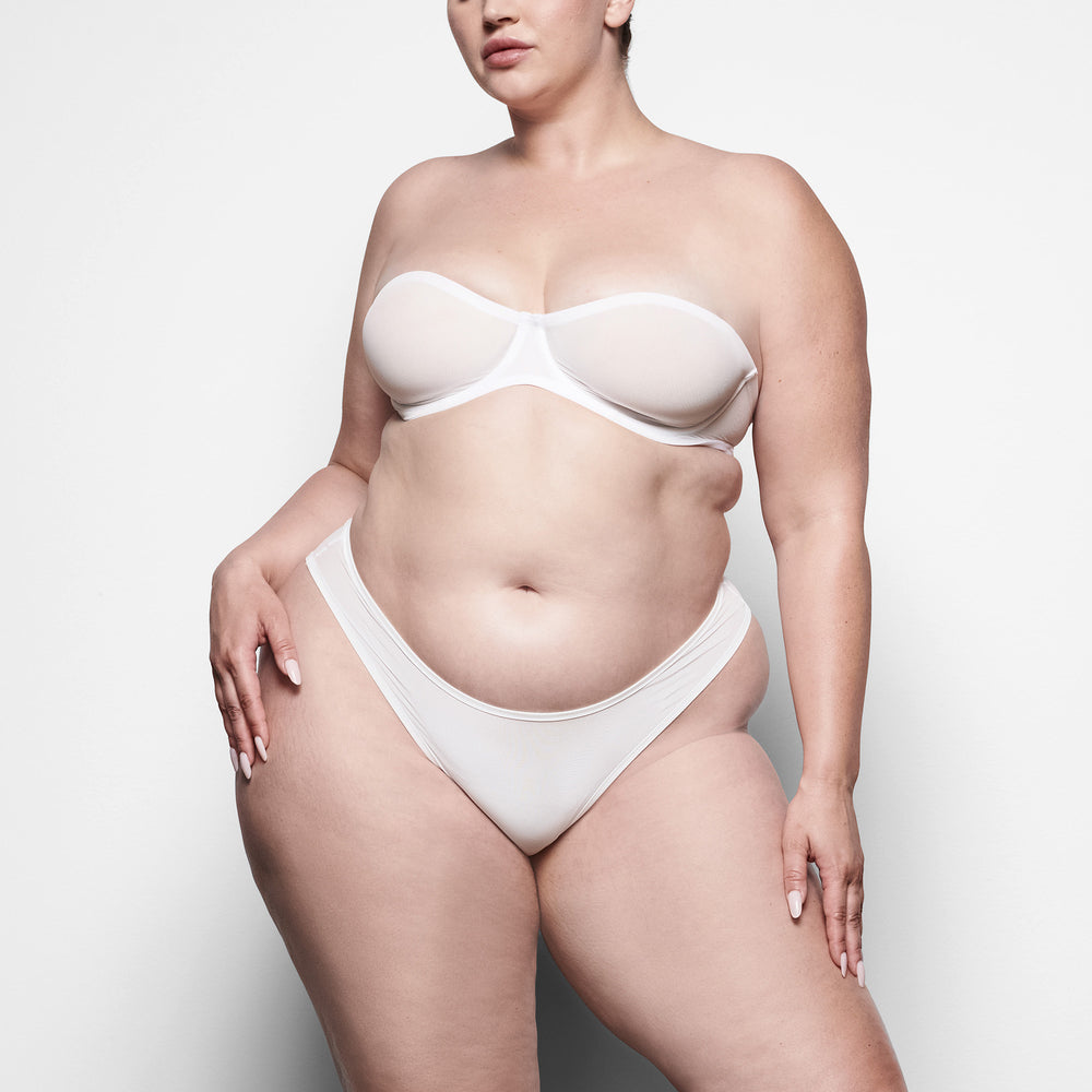 Bikini Skims ULTRA FINE MESH Blanche | 694BTOZVE