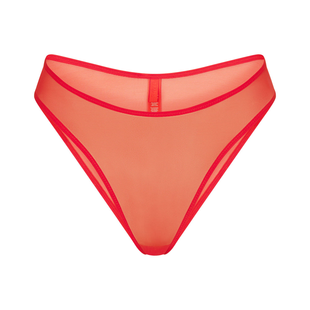 Bikini Skims ULTRA FINE MESH Orange | 386BUDPSW
