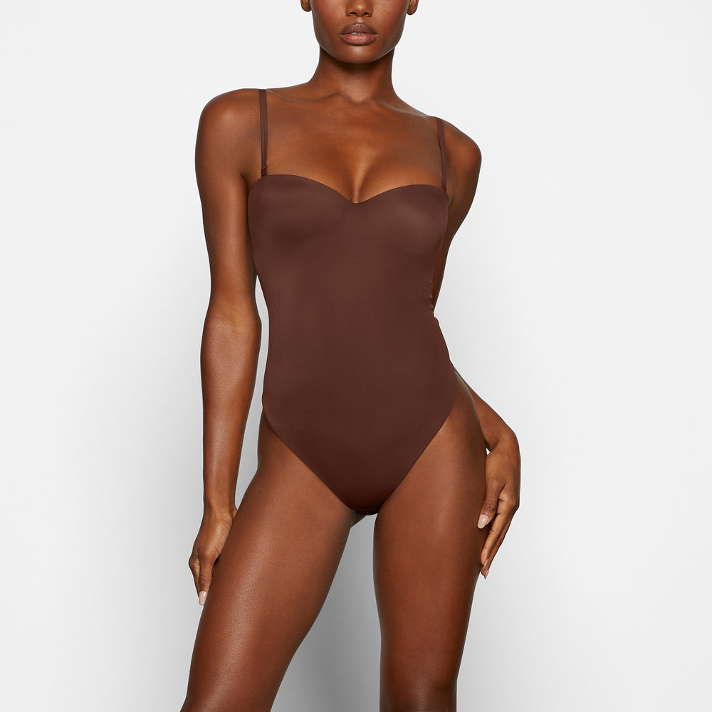 Body Skims CONTOUR LIFT STRAIGHT NECK Chocolat | 641OZXWKB
