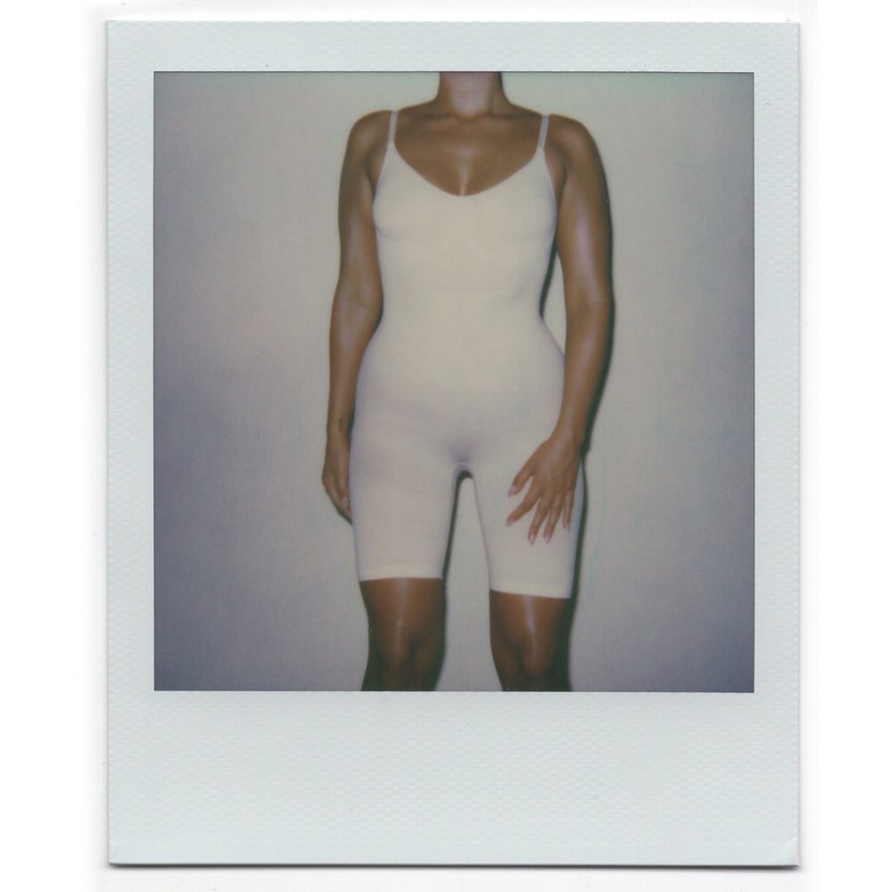 Body Skims SCULPTING BODYSUIT MID THIGH W. OPEN GUSSET Marron | 204QSWPVX