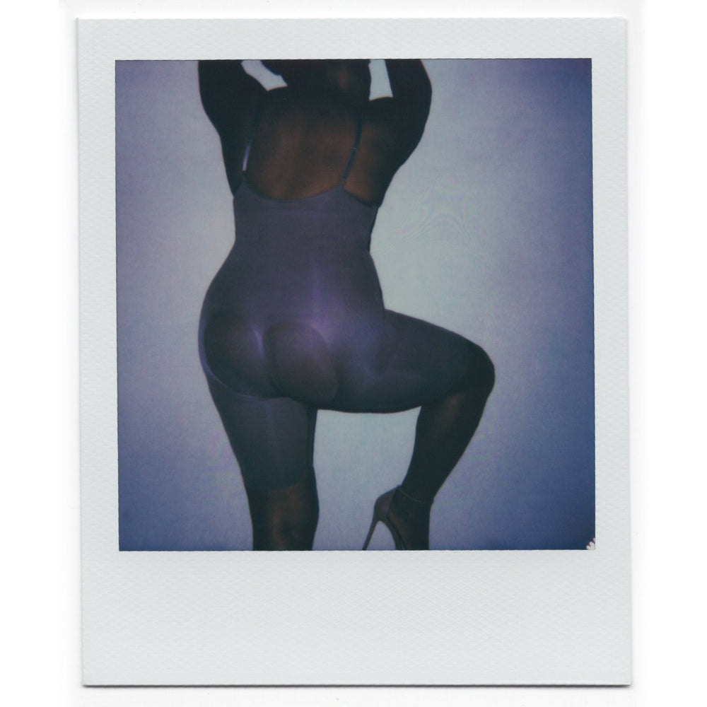 Body Skims SCULPTING BODYSUIT MID THIGH W. OPEN GUSSET Marron | 219KWQCOF