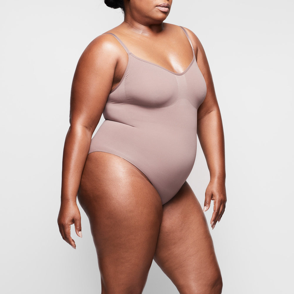 Body Skims SCULPTING BODYSUIT W. SNAPS Marron | 237ZKTUDN
