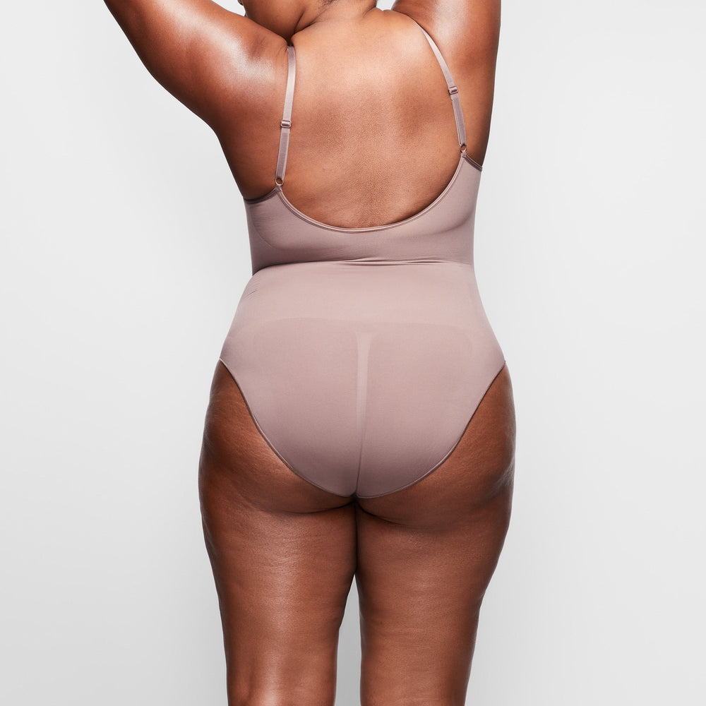 Body Skims SCULPTING BODYSUIT W. SNAPS Marron | 237ZKTUDN