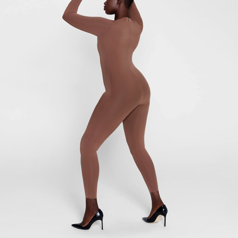 Body Skims SHEER SCULPT CATSUIT Marron | 237ZHOIAG