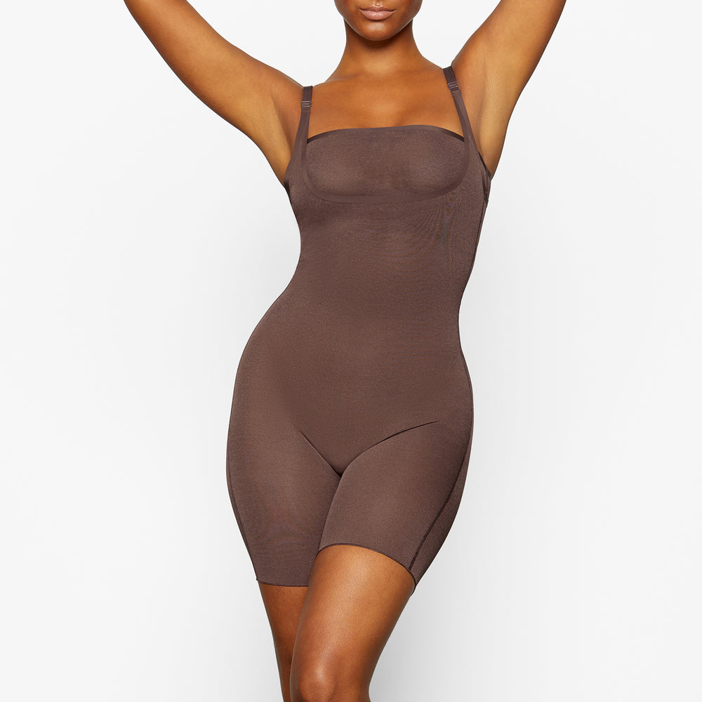 Body Skims SHEER SCULPT OPEN BUST Chocolat | 853OSHJGI