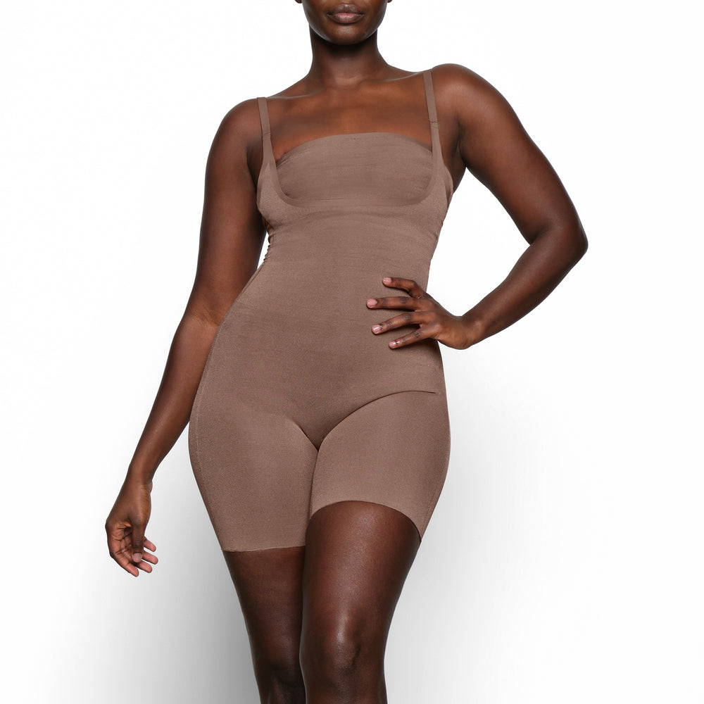 Body Skims SHEER SCULPT OPEN BUST Marron | 654GZMQEW