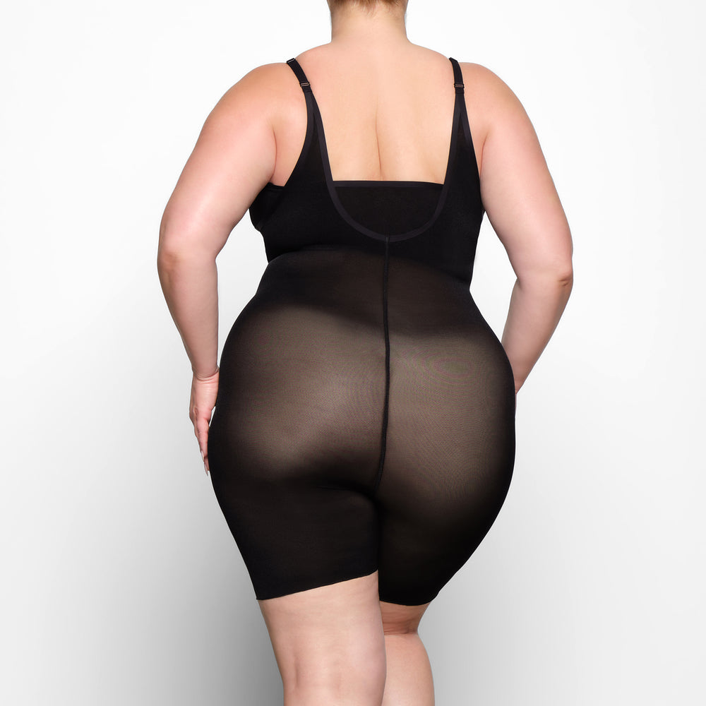 Body Skims SHEER SCULPT OPEN BUST Noir | 645CLQYSO