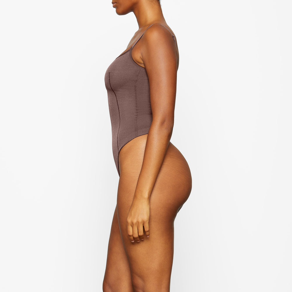 Body Skims SHEER SCULPT THONG Chocolat | 208OJNFLY
