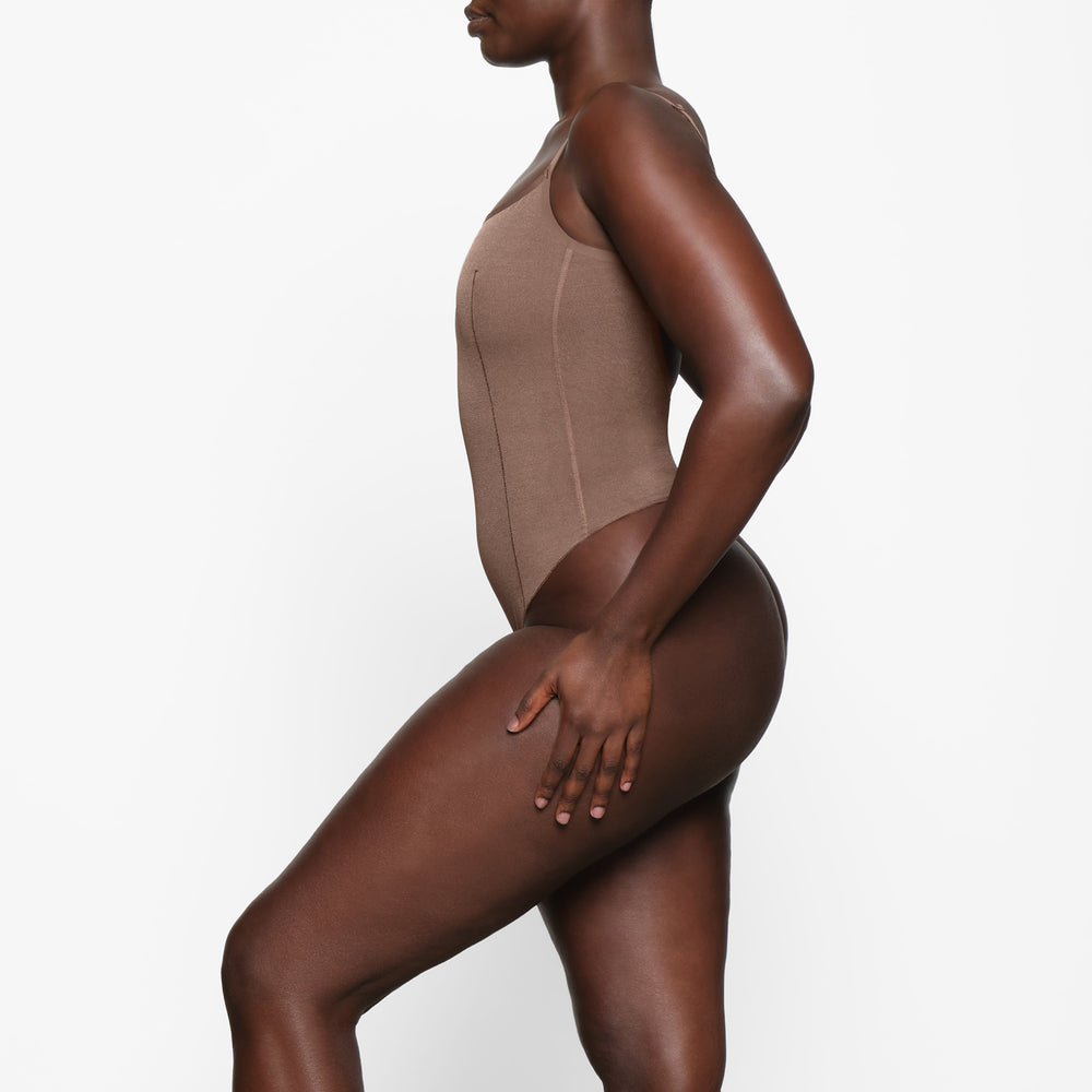 Body Skims SHEER SCULPT THONG Marron | 837VXLJNZ