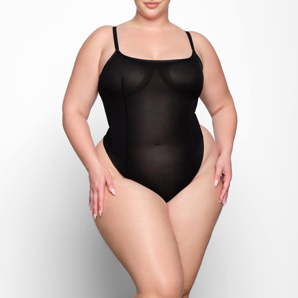Body Skims SHEER SCULPT THONG Noir | 916MXJHDW