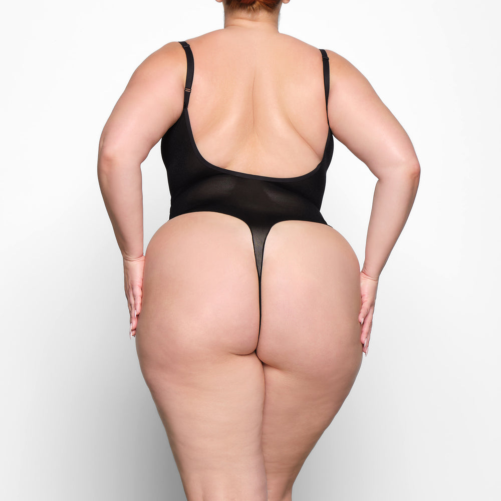 Body Skims SHEER SCULPT THONG Noir | 916MXJHDW