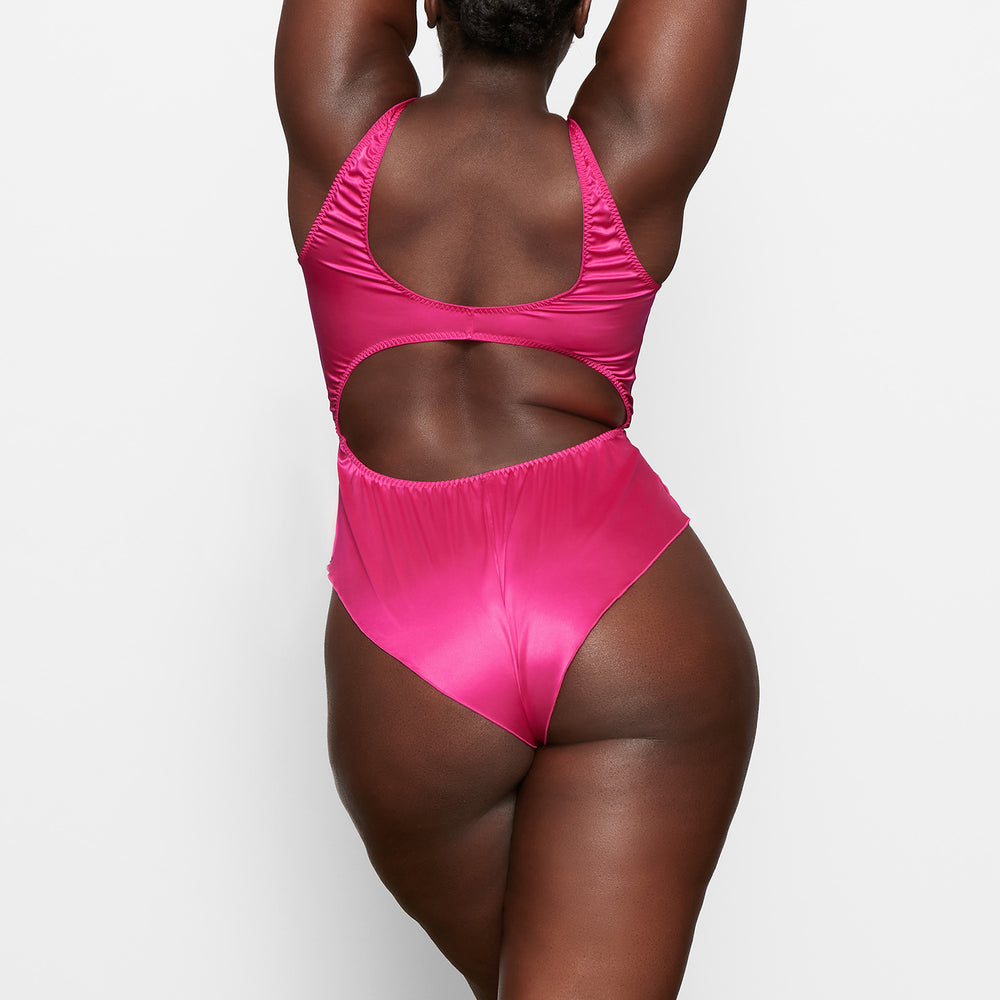 Body Skims WOVEN SHINE TIE FRONT Rose | 648HVEYBQ