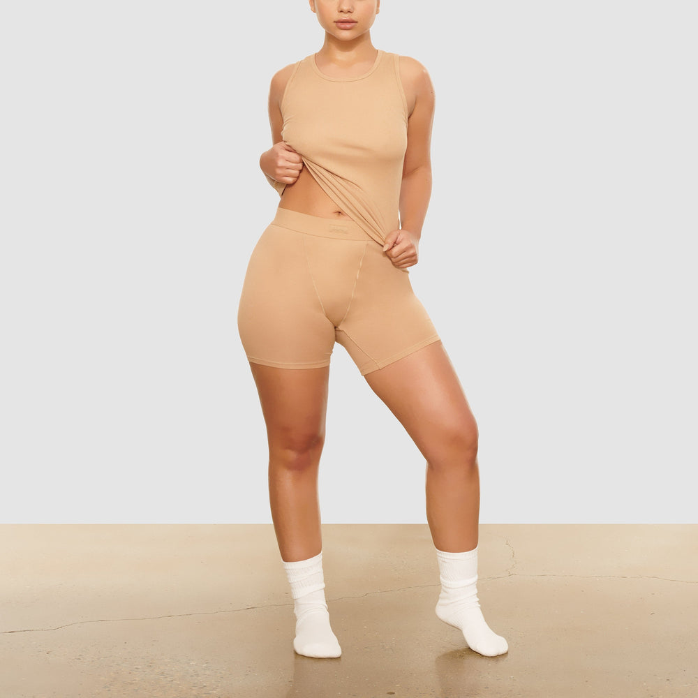 Boxer Shorts Skims BOYFRIEND Beige | 940IMFUYL