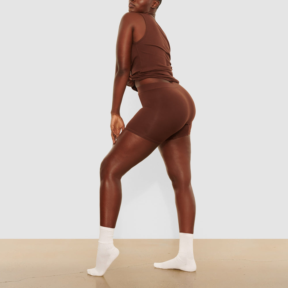 Boxer Shorts Skims BOYFRIEND Chocolat | 619RBIUJT