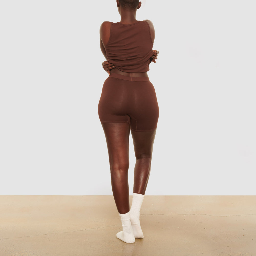 Boxer Shorts Skims BOYFRIEND Chocolat | 619RBIUJT