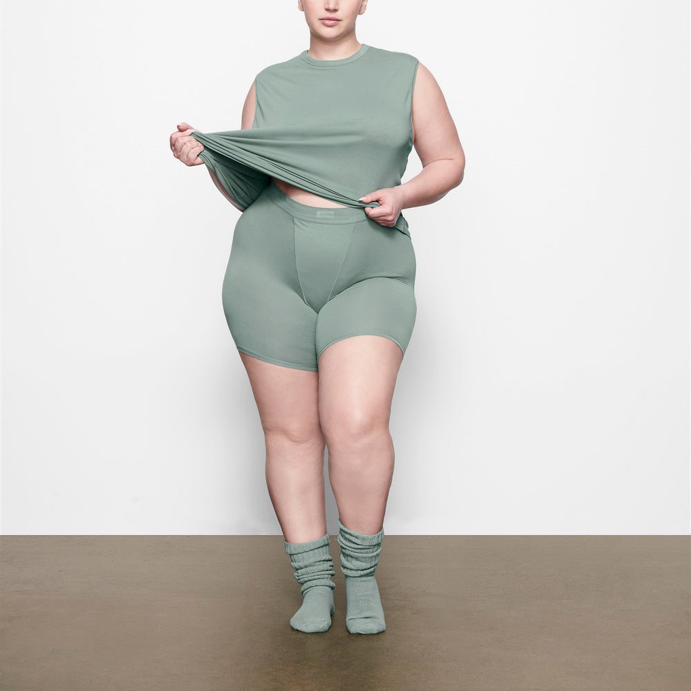 Boxer Shorts Skims BOYFRIEND Vert Clair | 120OLCRFV