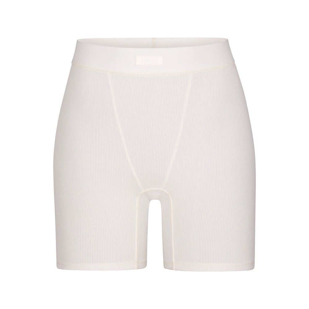 Boxer Shorts Skims SOFT LOUNGE Blanche | 312YJBNPC