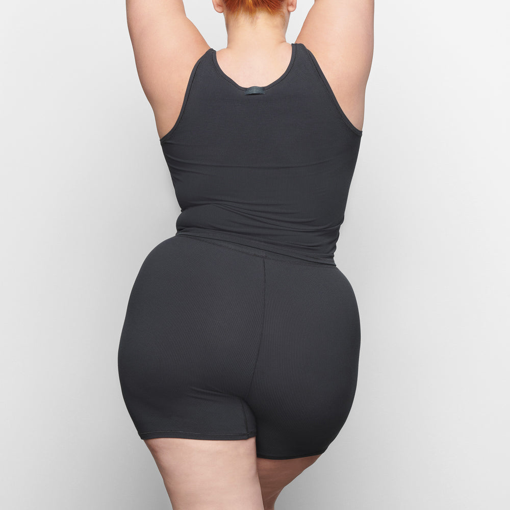 Boxer Shorts Skims SOFT LOUNGE Grise Foncé | 475IGNQZF