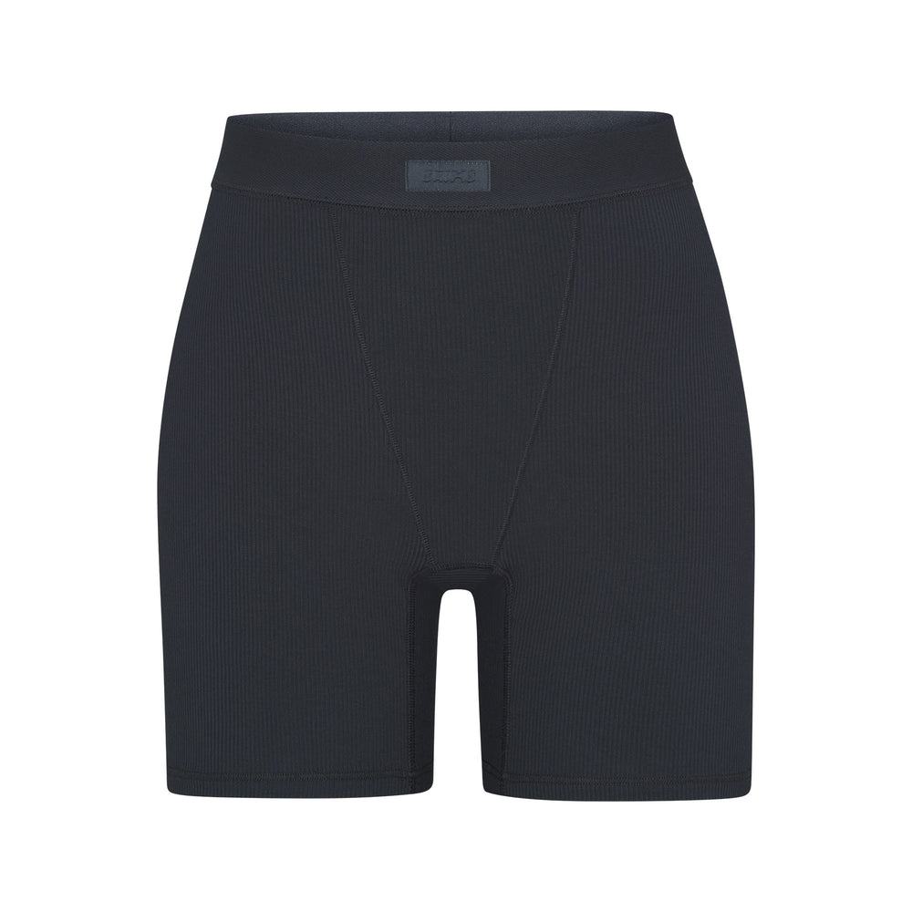 Boxer Shorts Skims SOFT LOUNGE Grise Foncé | 475IGNQZF