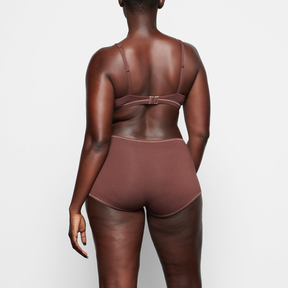 Boy Short Skims COTTON JERSEY Chocolat | 019DNEGPF