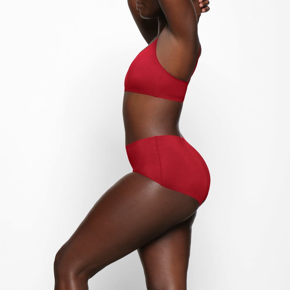 Boy Short Skims FREE CUT Rouge Foncé | 046KJAIVX