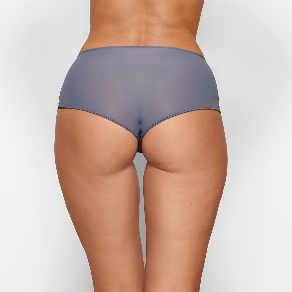 Boy Short Skims JELLY SHEER Grise Bleu | 459ILURZH