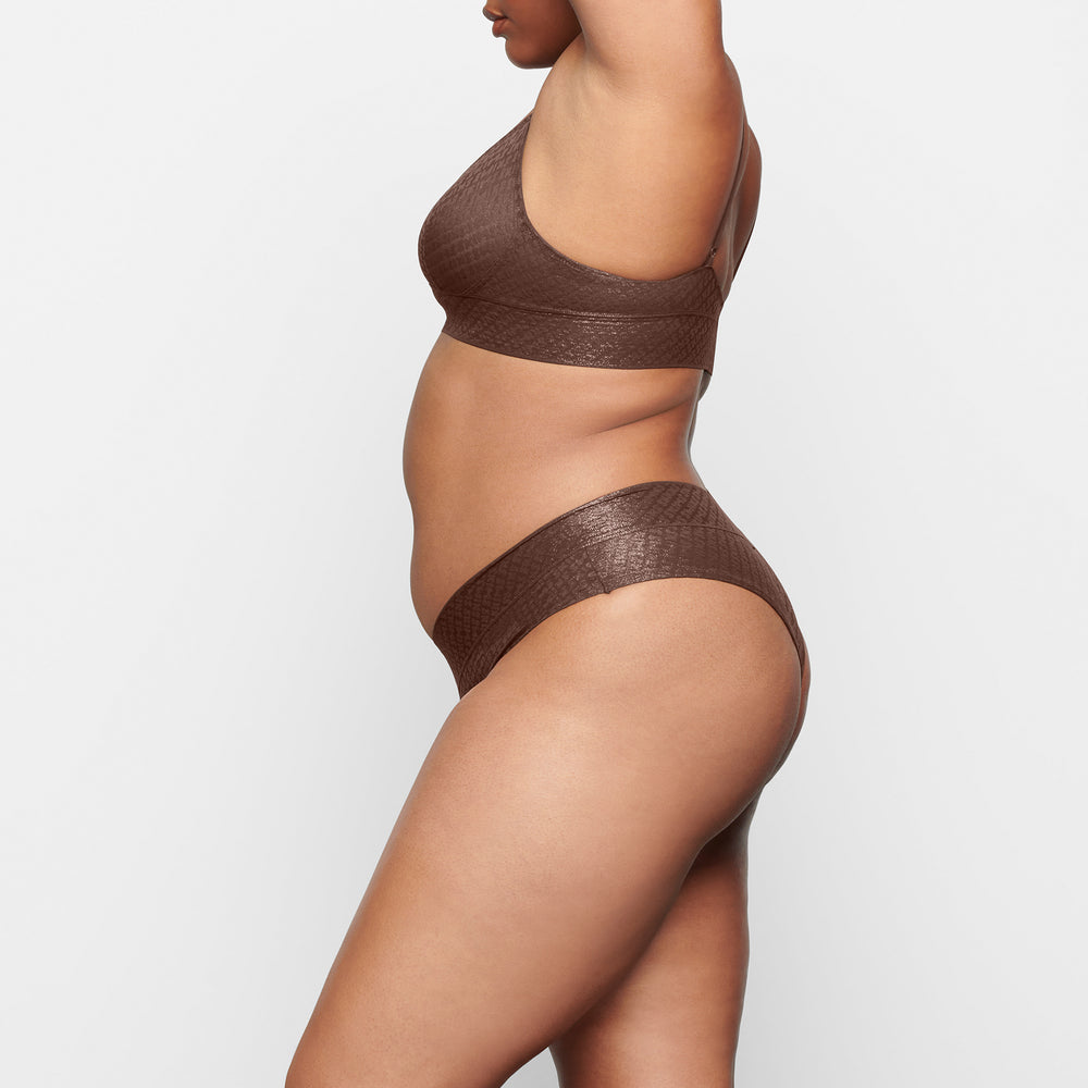 Boy Short Skims LOGO MESH FOIL Chocolat | 532SXVTBU