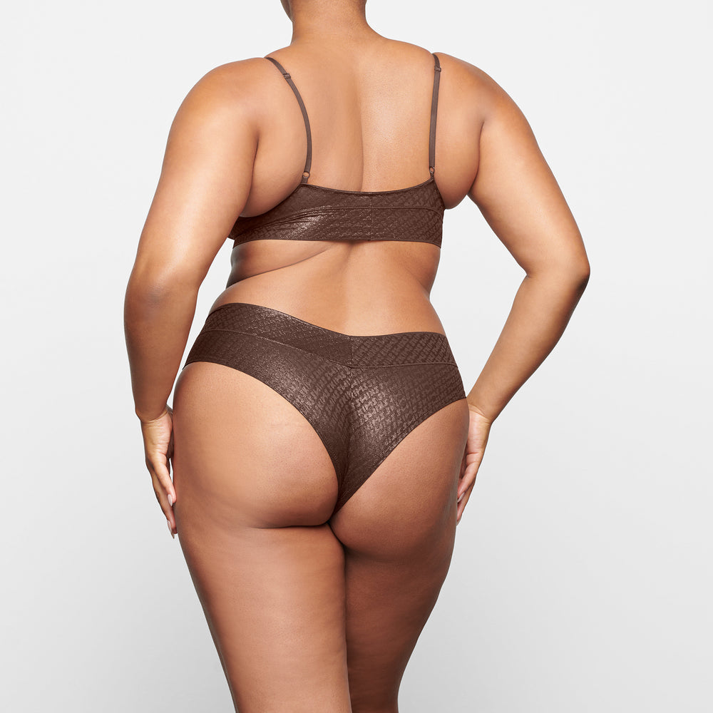 Boy Short Skims LOGO MESH FOIL Chocolat | 532SXVTBU