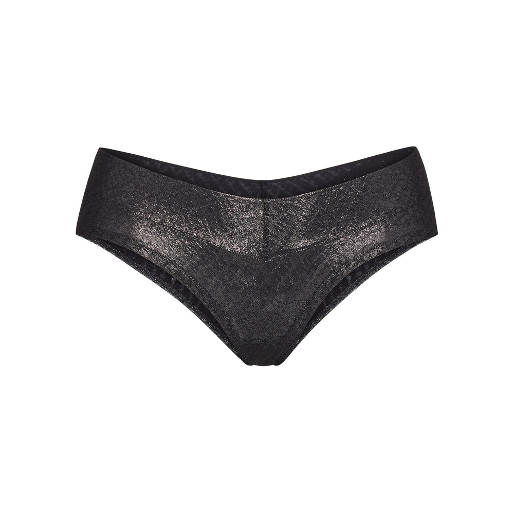 Boy Short Skims LOGO MESH FOIL Noir | 693MVZTOB