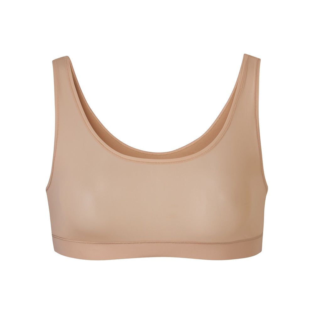 Bralette Skims JELLY SHEER SCOOP NECK Beige | 293QJXWMN