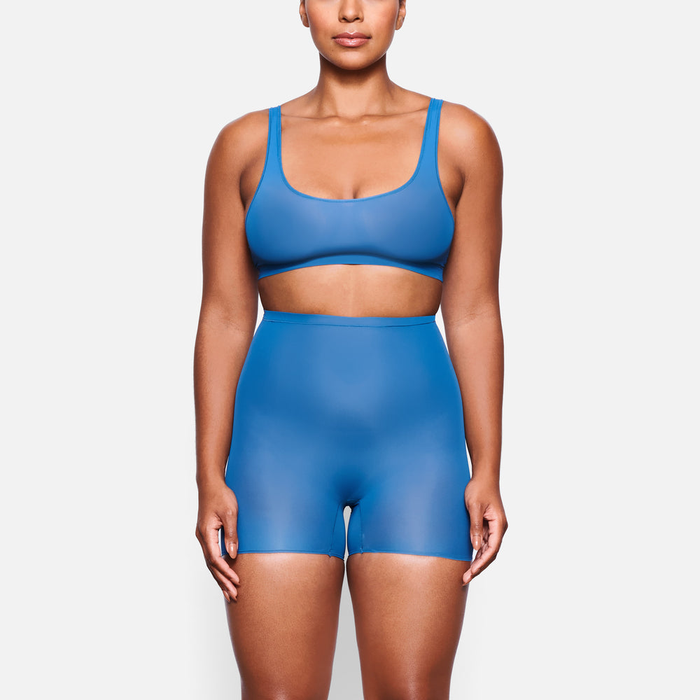 Bralette Skims JELLY SHEER SCOOP NECK Bleu | 281YUSTLG