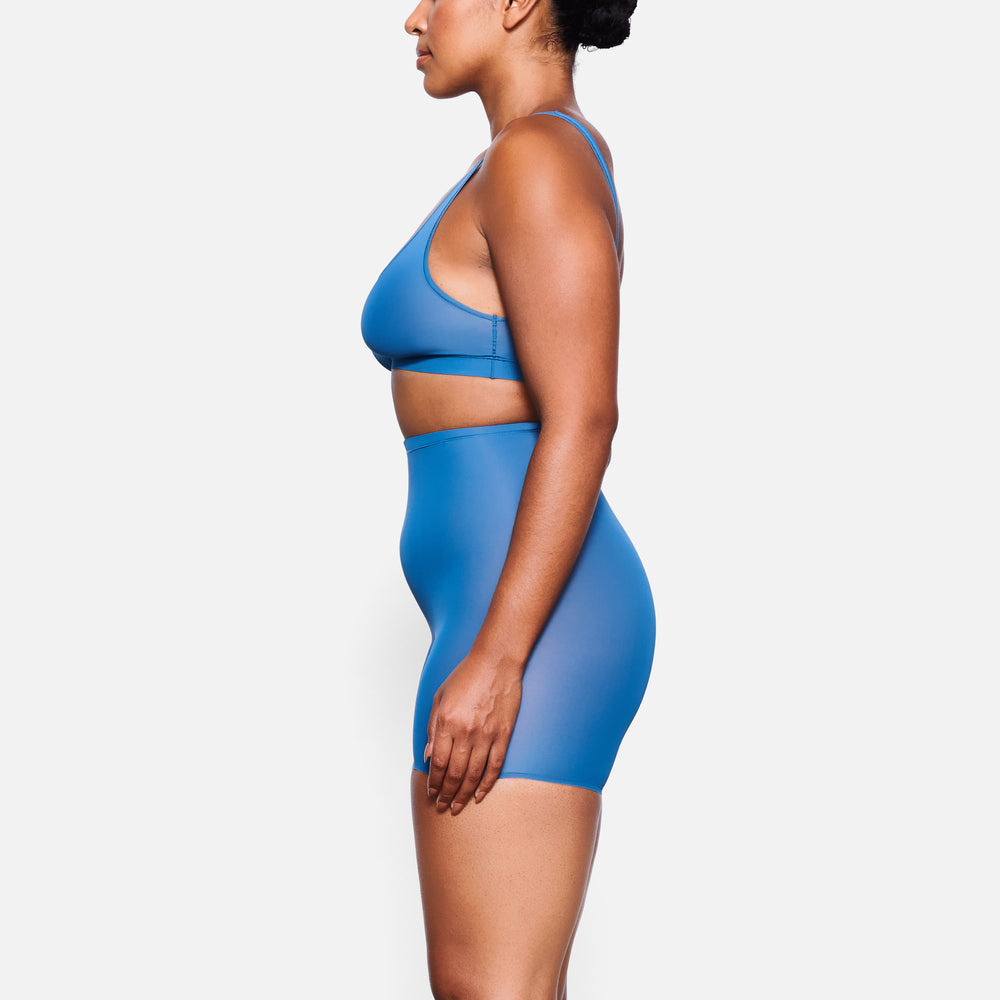 Bralette Skims JELLY SHEER SCOOP NECK Bleu | 281YUSTLG