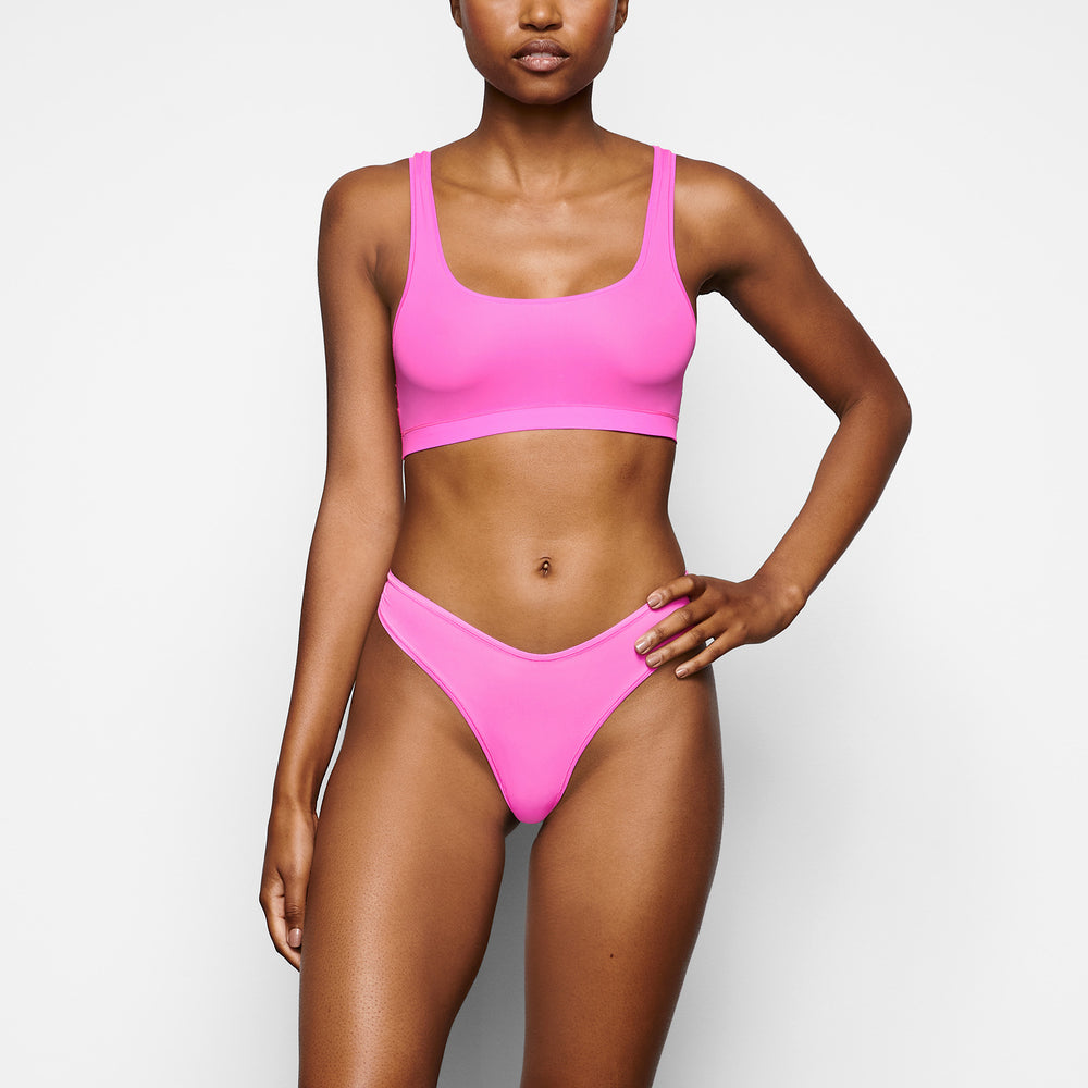 Bralette Skims JELLY SHEER SCOOP NECK Rose | 048SBFETZ