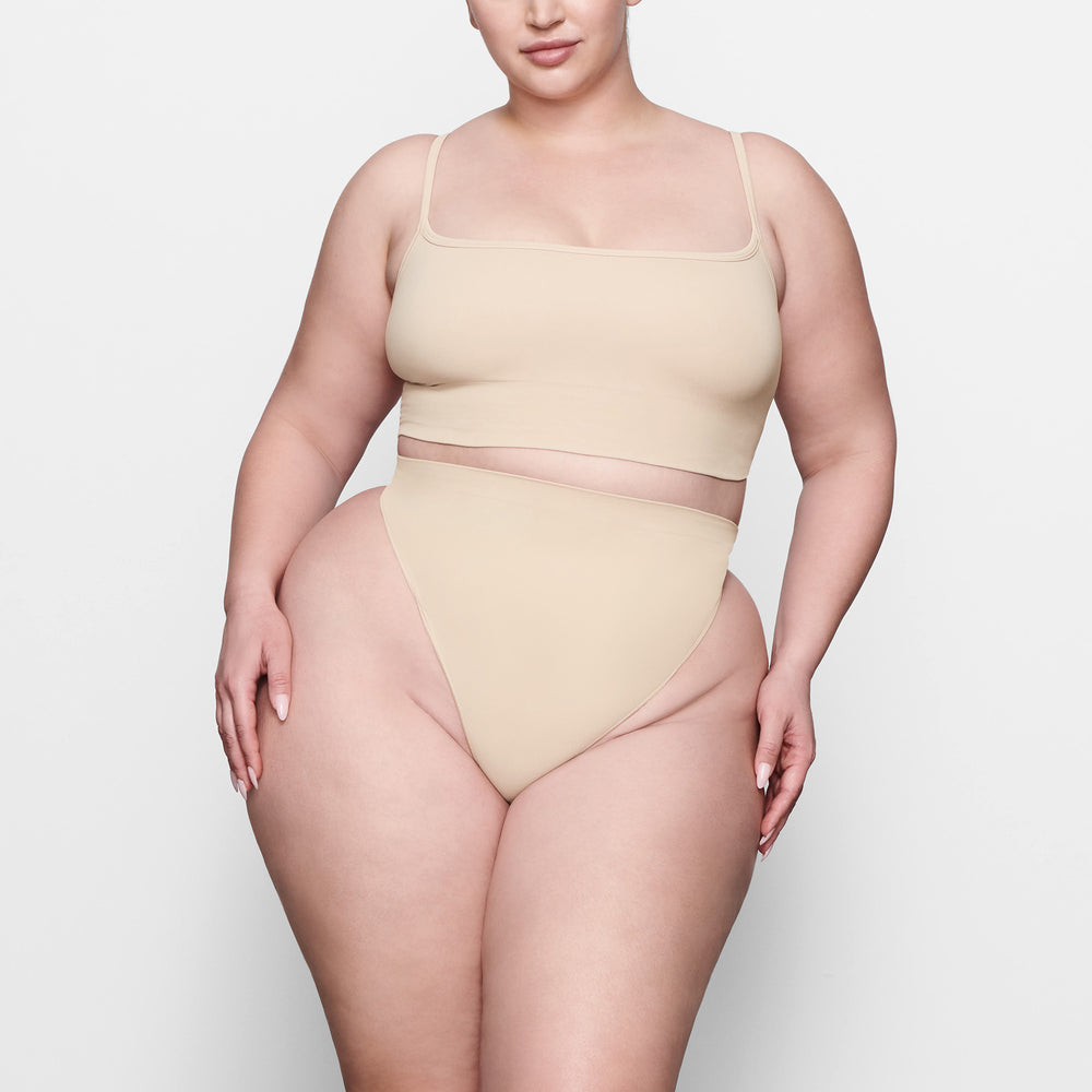 Bralette Skims SCULPTING SCOOP NECK Beige | 416IGLBVZ