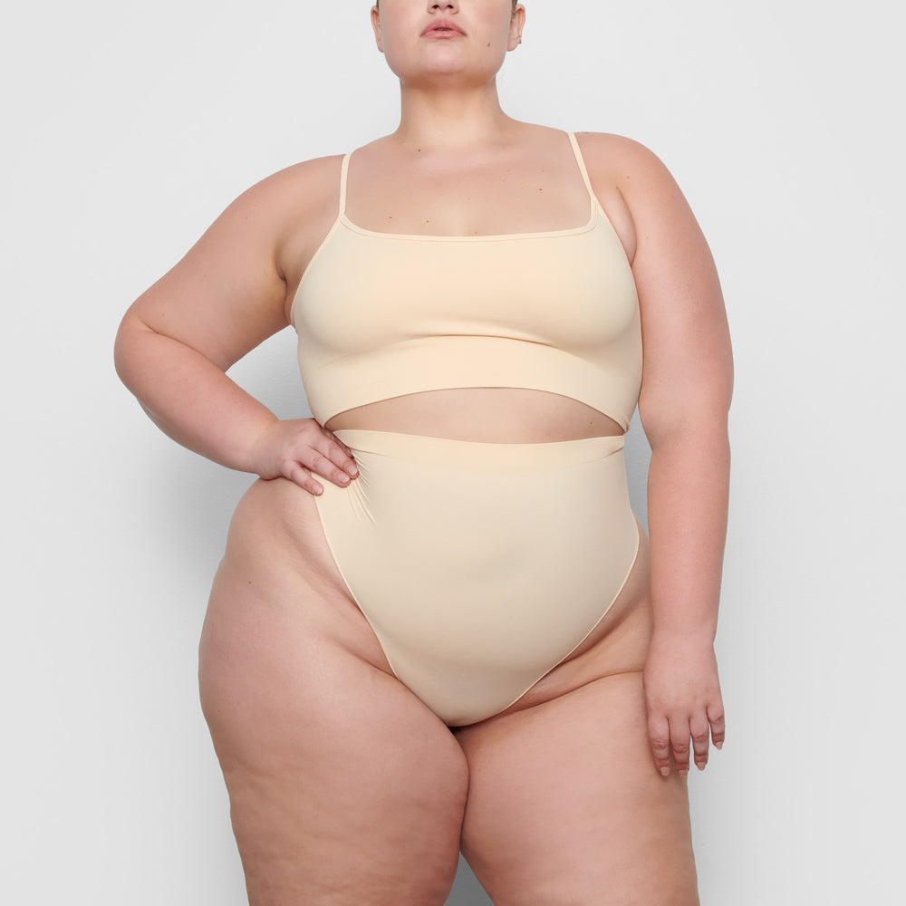 Bralette Skims SCULPTING SCOOP NECK Marron | 187EPAHSY