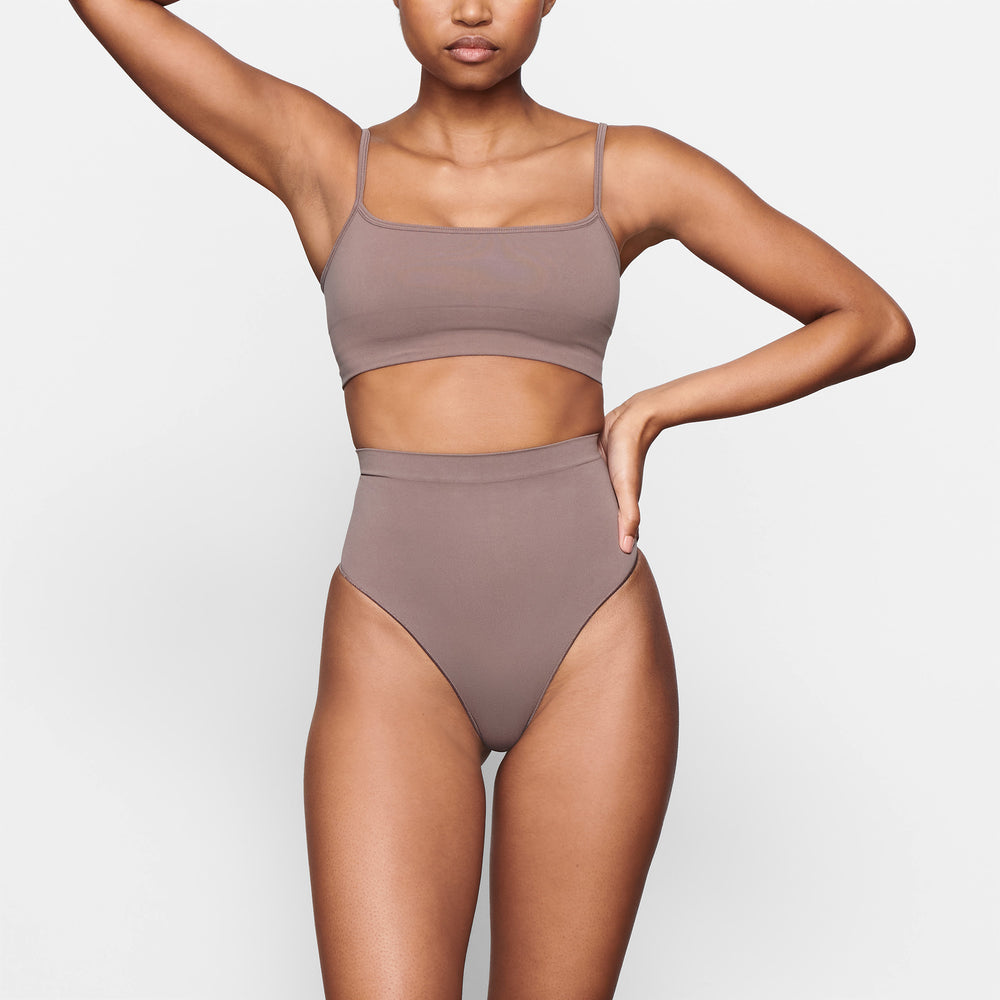 Bralette Skims SCULPTING SCOOP NECK Marron | 206SVIOYN