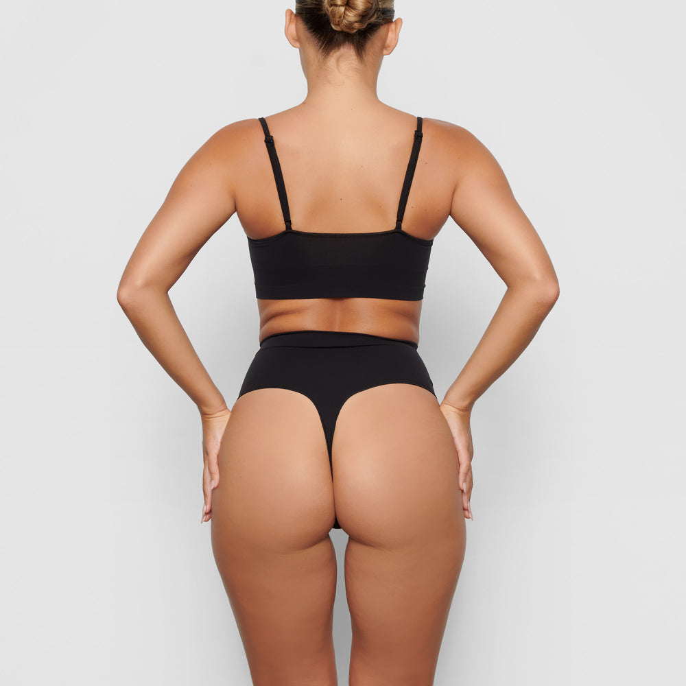 Bralette Skims SCULPTING SCOOP NECK Noir | 840CWGZHV