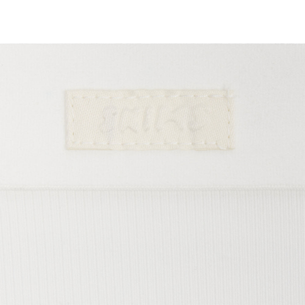 Bralette Skims SMOOTH RIB SCOOP NECK Blanche | 108UDBWJQ