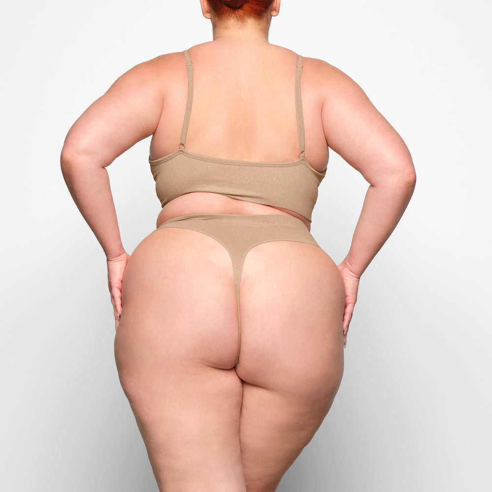 Bralette Skims SOFT SMOOTHING SHINE Beige | 835UPOEHI