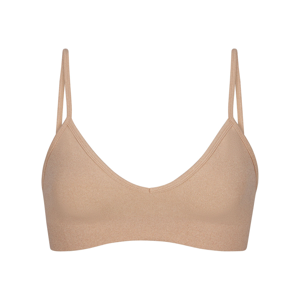Bralette Skims SOFT SMOOTHING SHINE Beige | 835UPOEHI