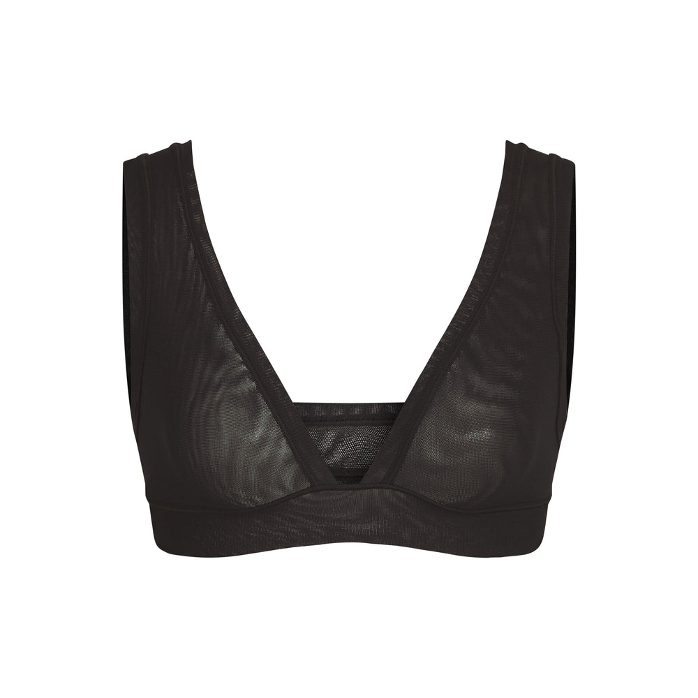 Bralette Skims SUMMER MESH PLUNGE Noir | 457MATJDB